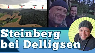 Der Steinberg am Ith-Hils-Weg im Leinebergland bei Delligsen - Wandern zu den Delligser Klippen