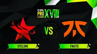 5yclone vs. fnatic - Map 2 [Vertigo] - ESL Pro League Season 18 - Group C