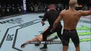 MOST WATCHED!! instant K.O takedown by Azaitar Moroccan UFC Champ!!🔥🌡