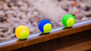 Train's Encounter with Tennis Ball - Experiment