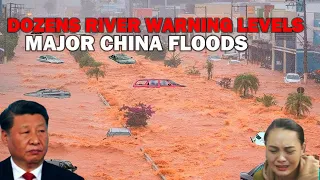 China braces for summer floods as 71 rivers exceed warning levels | China flooding