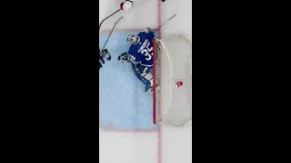 Leafs Goalie FLASHES GLOVE 😱 #shorts