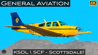 General Aviation Compilation (4K) | Plane Spotting | [KSDLSCF]