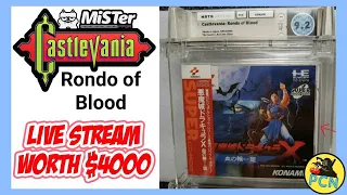 Castlevania: Rondo of Blood - Live Stream - Graded 9.2 and worth $4000 | MiSTer FPGA DE10 NANO