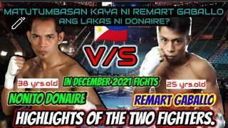 NonitoDonaire VS. RemartGaballo  iN_December2021 FightHighlights //RikzoneVtv.