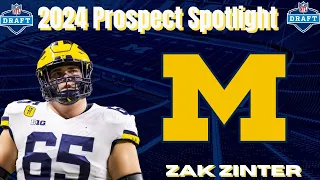 "Zak Zinter Is An ELITE RUN BLOCKER!!" | 2024 NFL Draft Prospect Spotlight!