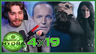 MCU FAN Watches AGENTS OF SHIELD 4x19 For The First Time! | Agents Of HYDRA 4x19 REACTION!!