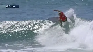 Fanning Opens Up Big in Semis - 2015 Hurley Pro