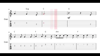 Hallelujah - Rockschool Acoustic Grade 1 [full] guitar tabs and chords