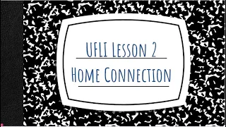 UFLI Foundations Lesson 2 Home Connection