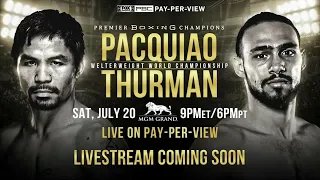 Pacquiao vs Thurman - PBC on FOX PPV Press Conference