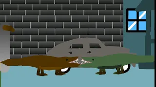 Rod Crocodile Vs Granny 3 Alligator(Sticknodes Animation)