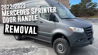 2022-2023 Mercedes Benz Sprinter Door Handle Removal