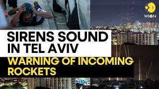 Israel war: Sirens Sound In Tel Aviv, Warning Of Incoming Rockets | Wion Originals