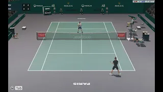 Full Ace Tennis Simulator: Dimitrov VS Djokovic (Paris 2023)