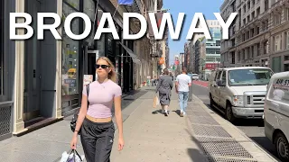 NEW YORK CITY Walking Tour [4K] - BROADWAY