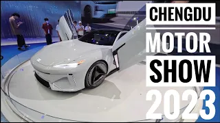 Chengdu Motor Show 2023 | International Car Show Sichuan, China | Chengdu Car Show Walk Tour