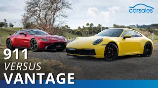 2019 Aston Martin Vantage v Porsche 911 Comparison Test @carsales