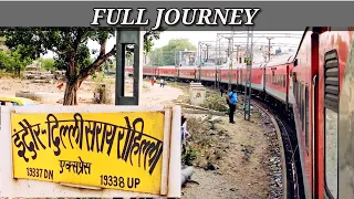 Delhi To Indore : FULL JOURNEY : 19338 Indore weekly Express (Dee-Indb)