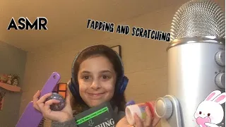 ASMR TAPPING AND SCRATCHING 😻