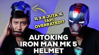 HELM IRON MAN INI MAHAL & OVERRATED?? (UNBOXING & REVIEW IRON MAN MARK 5 HELMET BY AUTOKING)