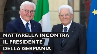 SIRACUSA - Il Presidente Mattarella  incontra il Presidente della Repubblica Federale di Germania