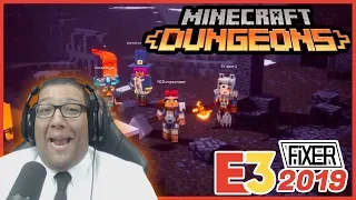 Minecraft Dungeons  - IM BACK BABY! - E3 2019 Trailer Reaction