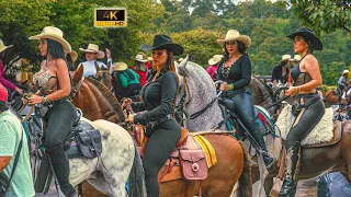 CABALGATA de MUJERES en Caicedonia - Valle 😍 COLOMBIA 2023