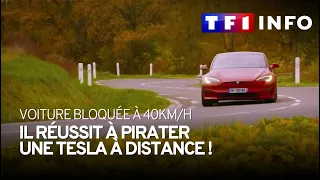 Il parvient à pirater une Tesla à distance, la conductrice bloquée à 40km/h sur l'autoroute !