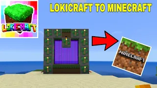 🔥LokiCraft : How To Make Portal To Minecraft PE Dimension in lokicraft