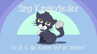 ABC, die Katze lief im Schnee - Kinderlieder zum Mitsingen | Sing Kinderlieder