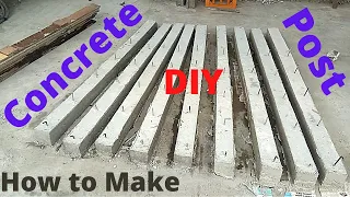 DIY Making Cement Concrete Post