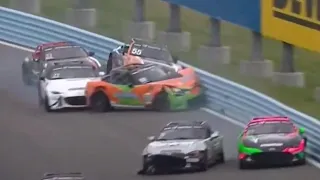 Multi Car Crash - 2023 Mazda MX-5 Cup @ Watkins Glen