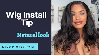 Super Neat!🥺 Lace Wig Install From Start To Finish #Elfinhair, 100 Human Hair Wig