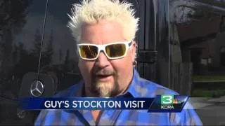 Food Network star Guy Fieri visits Stockton restaurants