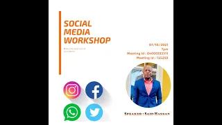 Social Media Workshop