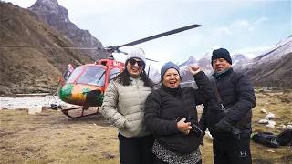 | EVEREST with FAMILY ❤️ | Fishtail Air Helicopters
