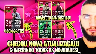 CHEGOU ATUALIZAÇÃO! 🔥 ICON FREE E MUITAS NOVIDADES! 🔥 PES 2021 AO VIVO 🔥