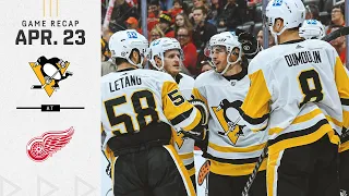 GAME RECAP: Penguins vs. Red Wings (04.23.22) | The Big Guys Deliver