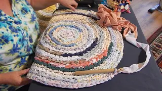 Back Bar or Back Stitch Rag Rug