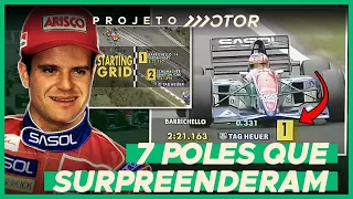 7 AZARÕES QUE CONQUISTARAM POLE POSITION E SURPREENDERAM A F1