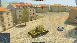 WOT BLITZ лучшие выстрелы на кв-2 ваншоты