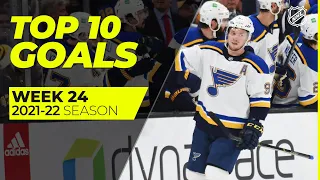 Top 10 Goals from Week 24 of the 2021-22 NHL Season