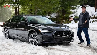 2021 Acura TLX Advance SH-AWD Reviewed + Snow & Sand