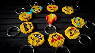 Emoji Smiley Faces Beaded Designs