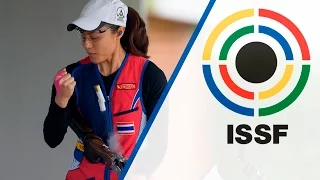 Interview with Sutiya JIEWCHALOEMMIT (THA) - 2016 ISSF Shotgun World Cup in San Marino (SMR)