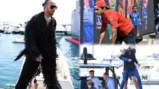 Lewis Hamilton arrives with bodyguards for #MonacoGP | F1 Driver’s arrivals in Monaco | BTS