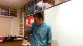 Mr. Wilson drinks vinegar