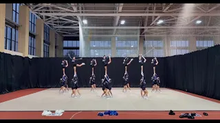 Cheerleading. Team Victory Junior All Girl Elite ICU 2021.Чир спорт. Команда Victory чир ЧМ 2021.