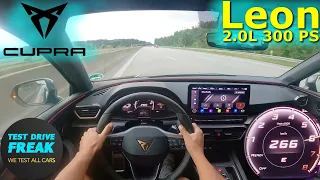 2023 Cupra Leon 2.0 TSI 300 PS TOP SPEED AUTOBAHN DRIVE POV